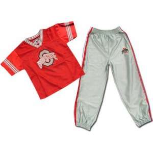  Ohio State Buckeyes Toddler Jersey and Pant Set Sports 