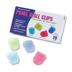  Fabric Panel Wall Clips Standard Size Assorted 