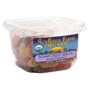Sunridge Farm, Fruit Sunny Slcs Tub Org, 10 Ounce (8 Pack)  