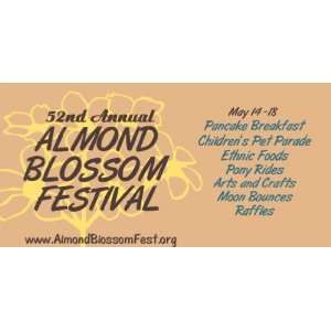   Vinyl Banner   Los Angeles Almond Blossom Festival 