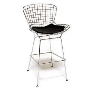  Fine Mod Imports FMI2126 Black Wire Counter Height Chair 
