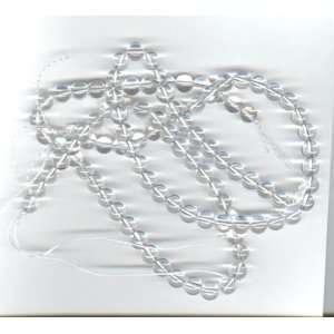  Rec. Crystal Quartz 6mm Gems Round Beads 16 Arts, Crafts 