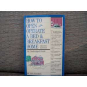  How to Open and Operate a Bed & Breakfast Home   Second 