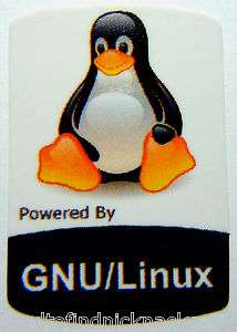 Powered by GNU / Linux Sticker 19 x 28mm [411]  