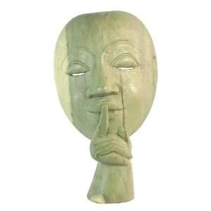  Be Silent, The Whisperer Hibiscus Mask, Wall Decor from 