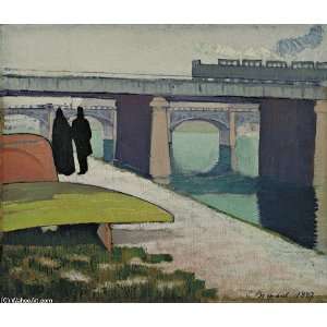 Hand Made Oil Reproduction   Emile Bernard   32 x 28 inches   Iron 
