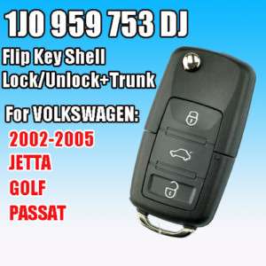 Button For VW JEETA PASSAT Remote Car Key Case Shell  