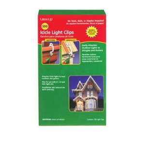  Lites up Icicle Light Clip 100 Count