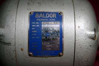 Sale is for one used BALDOR POLISHING LATHE as pictured above and 