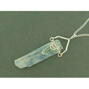 Natural Raw Unpolished Blue Kyanite with Quartz Accent Stone and FREE 