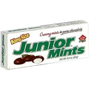 Junior Mints, 3 Ounce Boxes (Pack of 24) Grocery & Gourmet Food