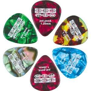   Guitar Picks Assorted Colors 6 Pack 1.2MM Musical Instruments