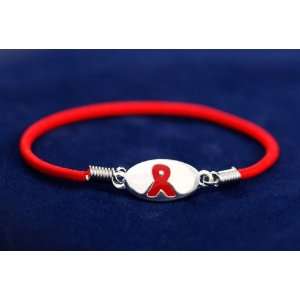  Red Ribbon Bracelet   Stretch Bracelet (Retail 