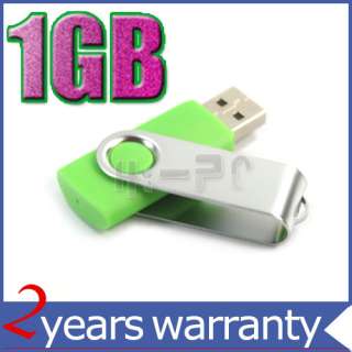 2pcs 1GB USB 2.0 Flash Drive Thumb Stick Swivel Design  