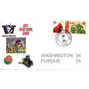   Game Commemorative Cover Purdue University vs University of Washington