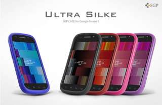 SGP Ultra Silke Case for Google Nexus S   Soul Black  