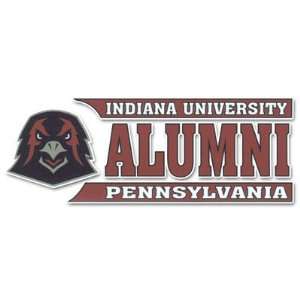  Indiana University of Pennsylvania Crimson Hawks Car Decals Hi 