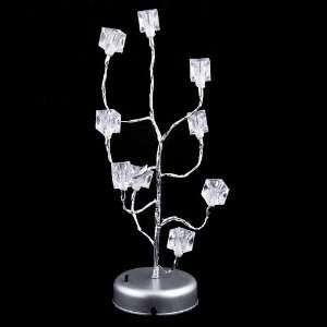  LED Color Changing Night Light, Tree Shape with Ice Cubes 