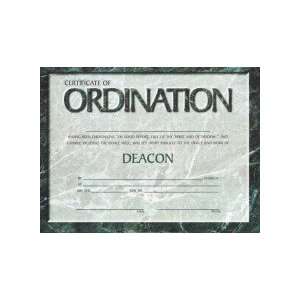  Certificate Ordination Deacon (6 Pack) 