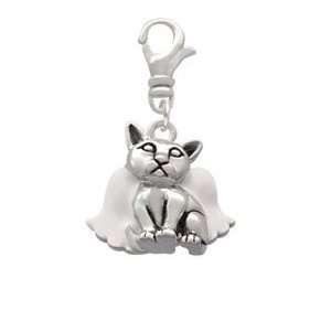  Cat Angel Clip On Charm Arts, Crafts & Sewing