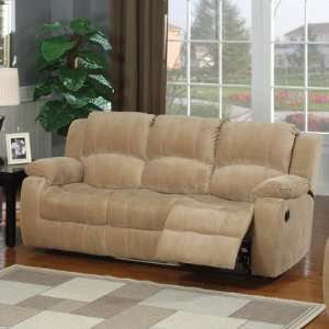   2186 MO S Microfiber Motion Sofa in Mocha Furniture & Decor