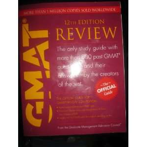   Edition Reveiw Graduate Management Admission Council (GMAC) Books