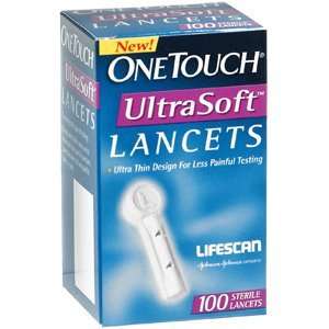 ONE TOUCH ULTRA SOFT LANCET 100EA LIFESCAN INCORPORATED 