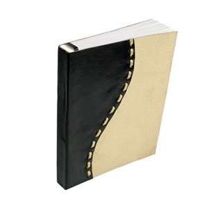  Journal   Handmade Leather   Black and Cream Everything 