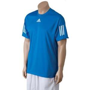  adidas Competition Tennis Tee Mens   Pool/White Large 