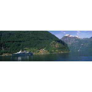   Fjord, Geiranger, More Og Romsdal, Norway by Panoramic Images, 72x24