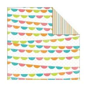  New   Hip Hooray Girl Double Sided Paper 12X12 by My Minds 