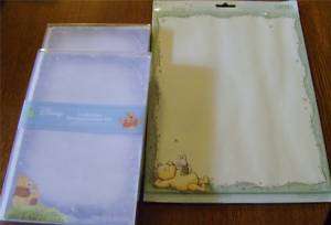 sets Winnie Pooh Baby Announcements/Shower/stationary  