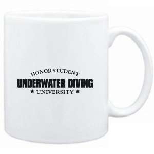  Mug White  Honor Student Underwater Diving University 