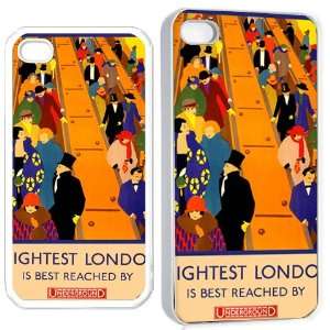  london underground iPhone Hard 4s Case White Cell Phones 