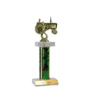  Quick Ship Tractor Trophies   Double Marble