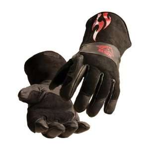  Bsx Bs50 Medium Vulcan Mig Stick Red Flame Weld Gloves 
