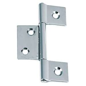  Non Mortised Hinges (L x W) 7/8 in. (Closed) x 3 3/8 in 