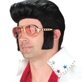   Elvis Presley Costume Sunglasses with Attached Sideburns Clothing