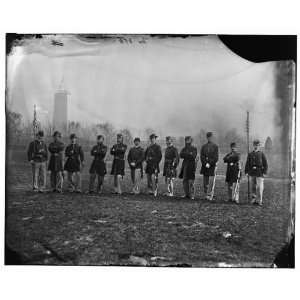   Treasury Battalion; uncompleted Washington Monument