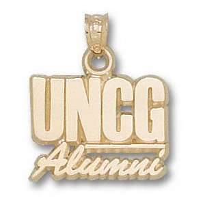  UNC Greensboro Spartans 10K Gold UNCG ALUMNI Pendant 
