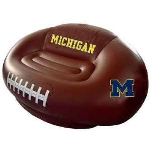 Michigan Wolverines Inflatable Sofa 75 Inflatable Sofa   U of 