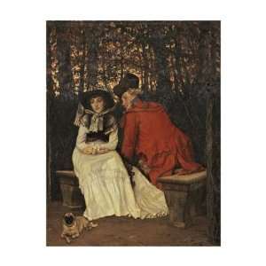 Unaccepted by James Jacques Tissot. size 21 inches width by 26 inches 
