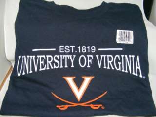 EST 1819 University of Virginia UVA T Shirt XL X Large  