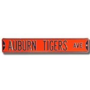  Auburn Tigers Avenue Sign 6 x 36 NCAA College Athletics 