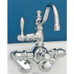 of the Crab P1018N Polished Nickel Thermostatic Tub Wall Mount Faucet 