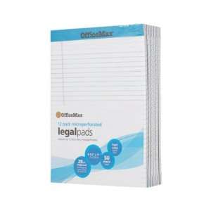   Perforated Pad, 8 1/2 x 14, Legal Rule, White