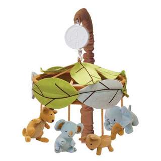   Ivy 7 Piece Crib Bedding Set Animal Antics Includes Mobile NEW  