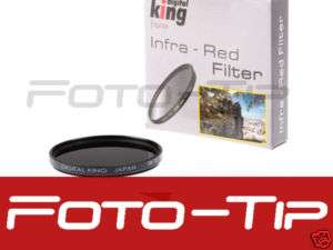 Filtro Digital King IR 720nm fotografía infraroja 72mm  