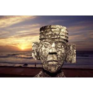  Chacmool Statue, Cancun, Mexico by Demetrio Carrasco 