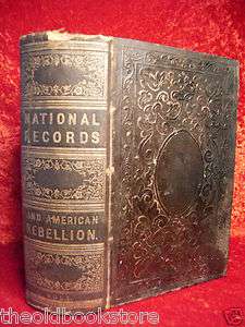   National Records United States Great Rebellion Civil War Vol.1 1863